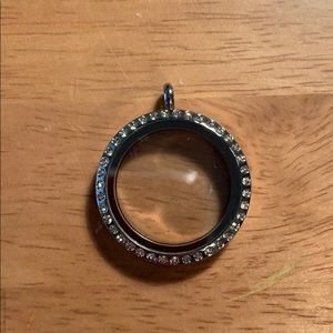 Origami Owl Large Silver Living Locket